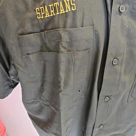 NWT!!! NSU Spartans ProEgde Short Sleeve Button Down Sz XL (46-48) - Picture 10 of 15